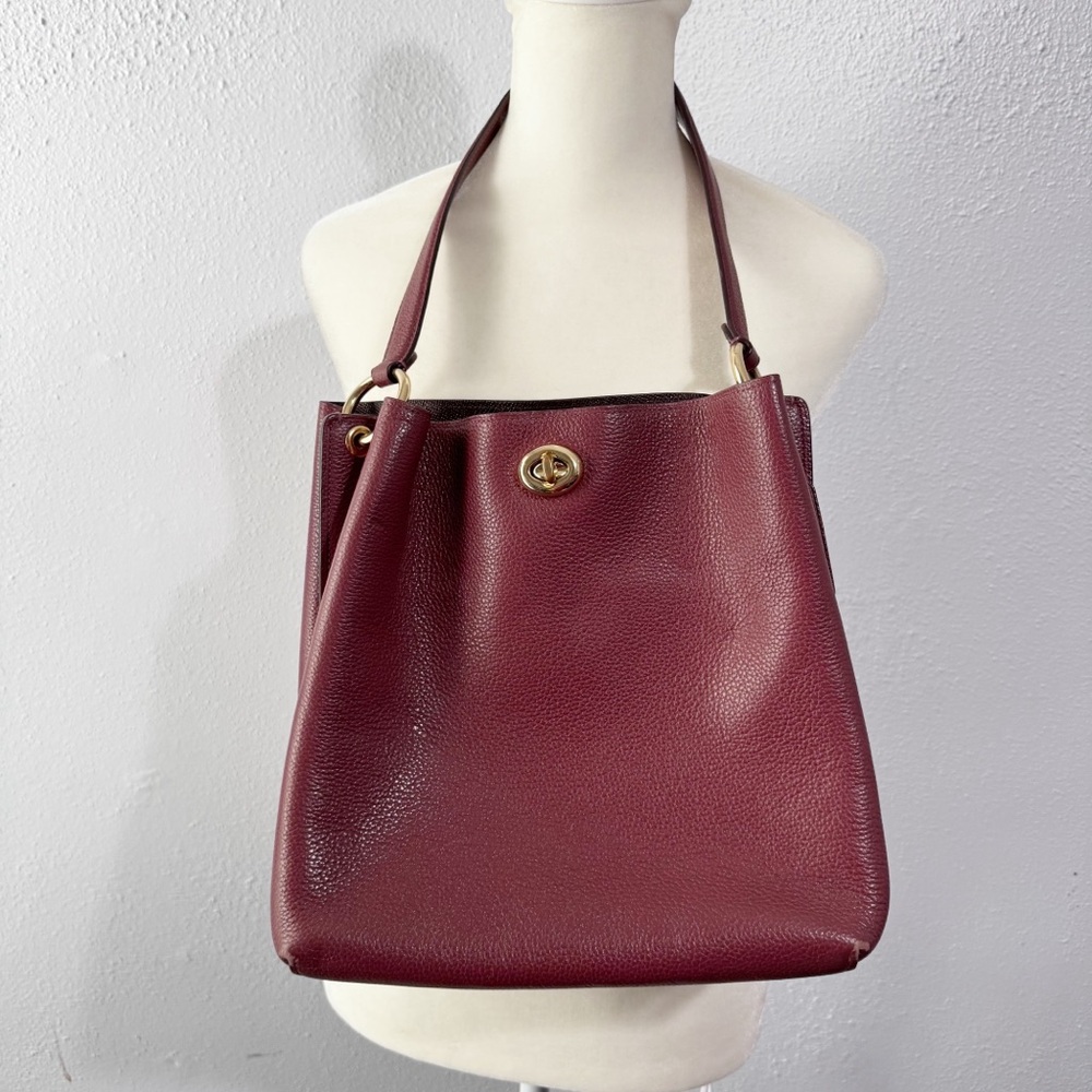 Coach Burgundy Shoulder Bag